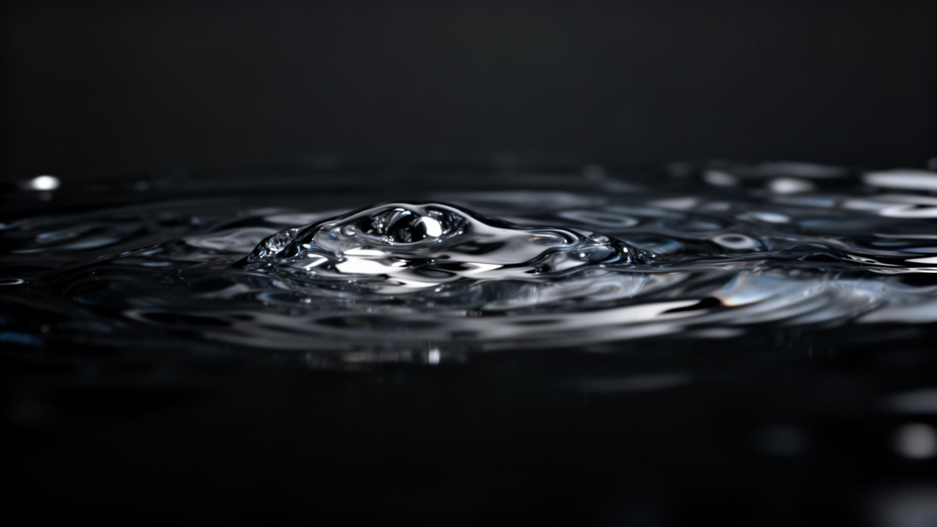 Pure water in motion